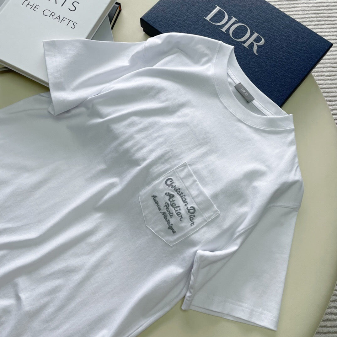 Dr chain short sleeve white <span class="brand-imgs DIOR"></span>