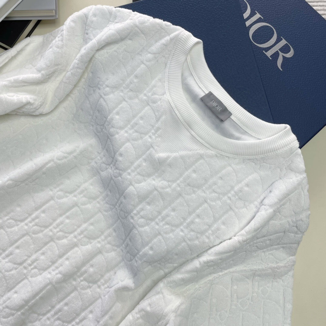 Dr logo towel short sleeve white <span class="brand-imgs DIOR"></span>