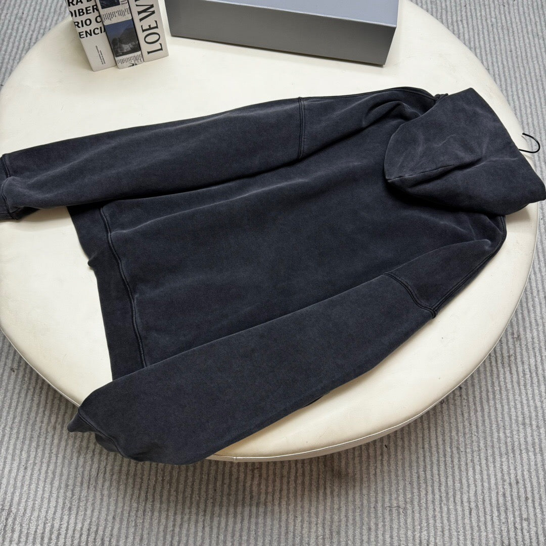 Eifle tower hoodie washed black<span class="brand-imgs BL"></span>