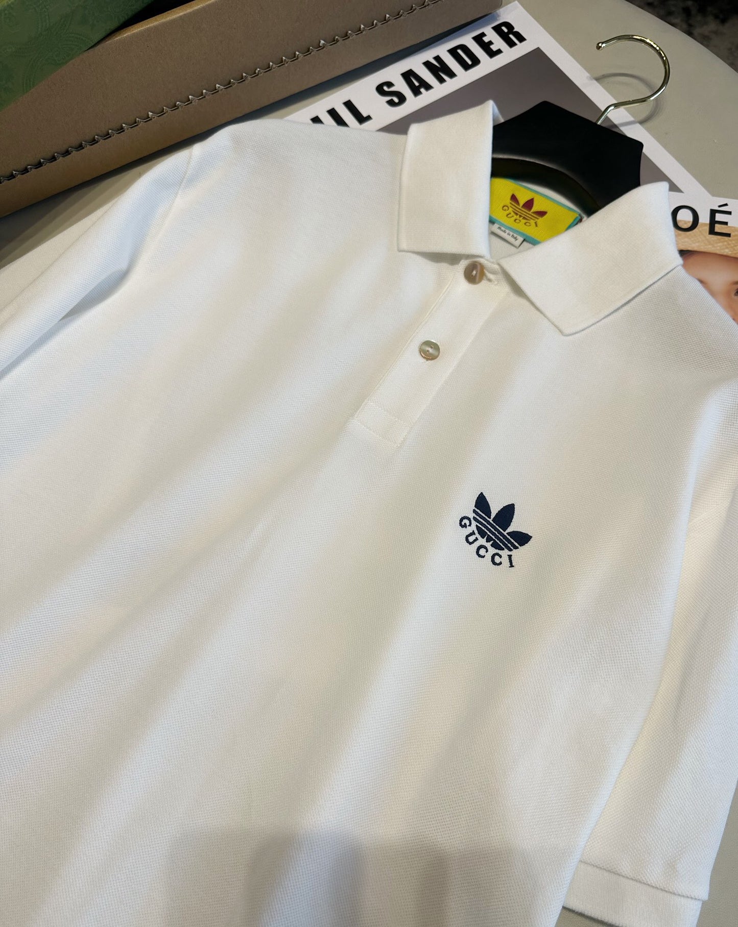 Co branded polo white<span class="brand-imgs GUCCI"></span>
