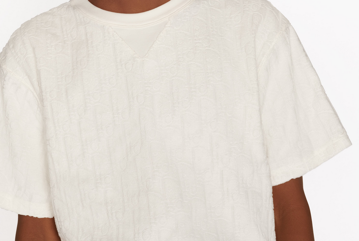 Dr logo towel short sleeve white <span class="brand-imgs DIOR"></span>