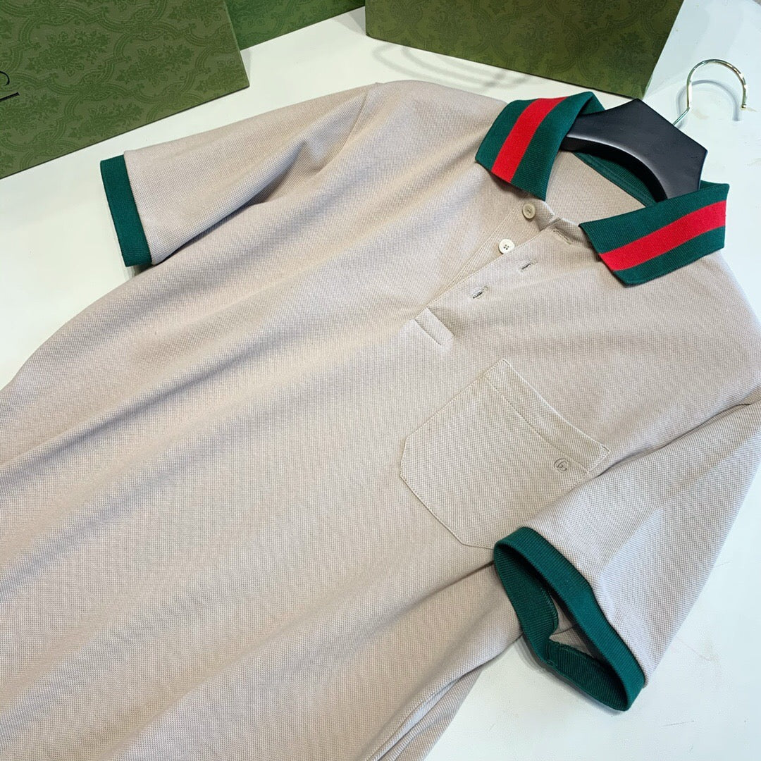 Web collar Polo khaki <span class="brand-imgs GUCCI"></span>