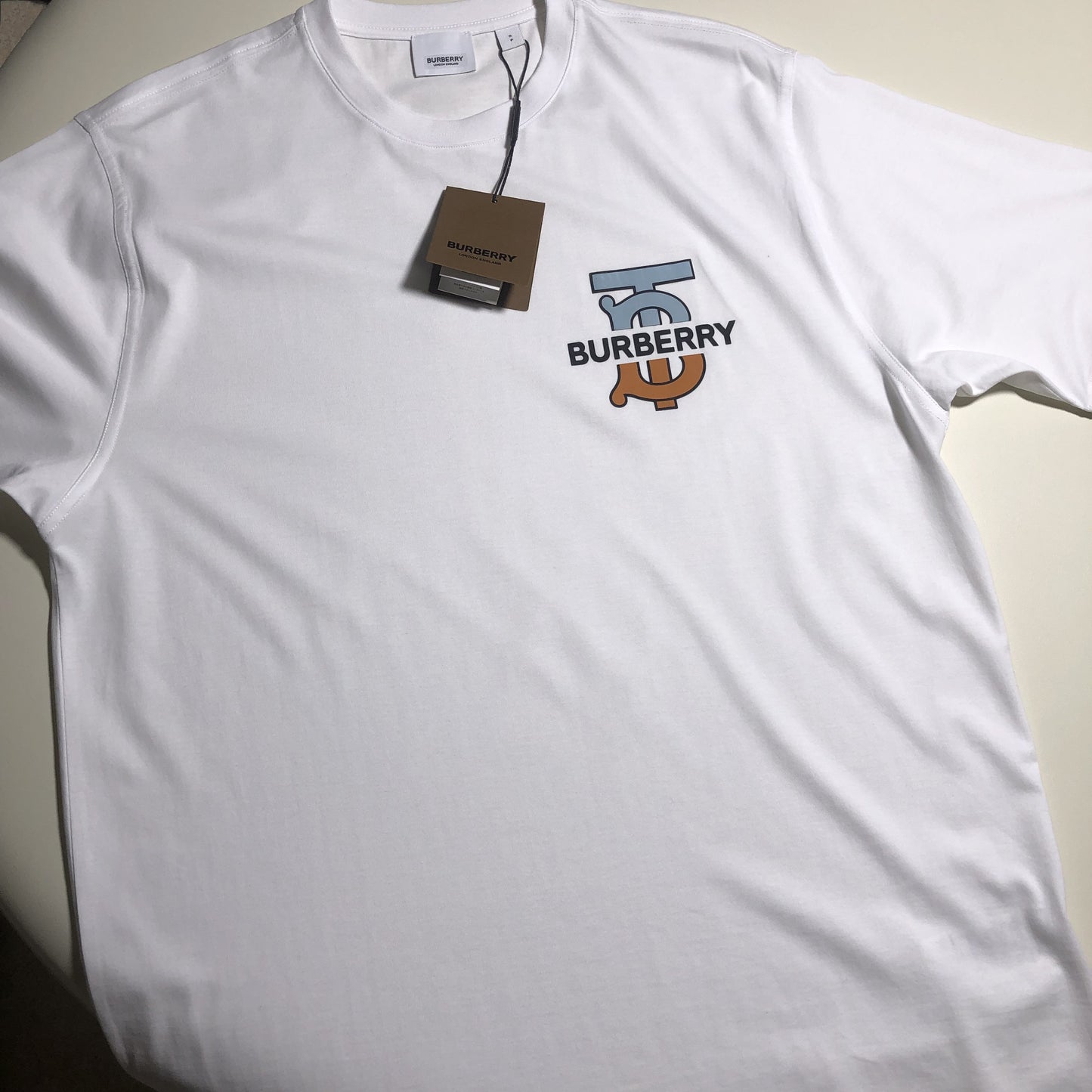 TB color stitching Short sleeve white <span class="brand-imgs BB"></span>