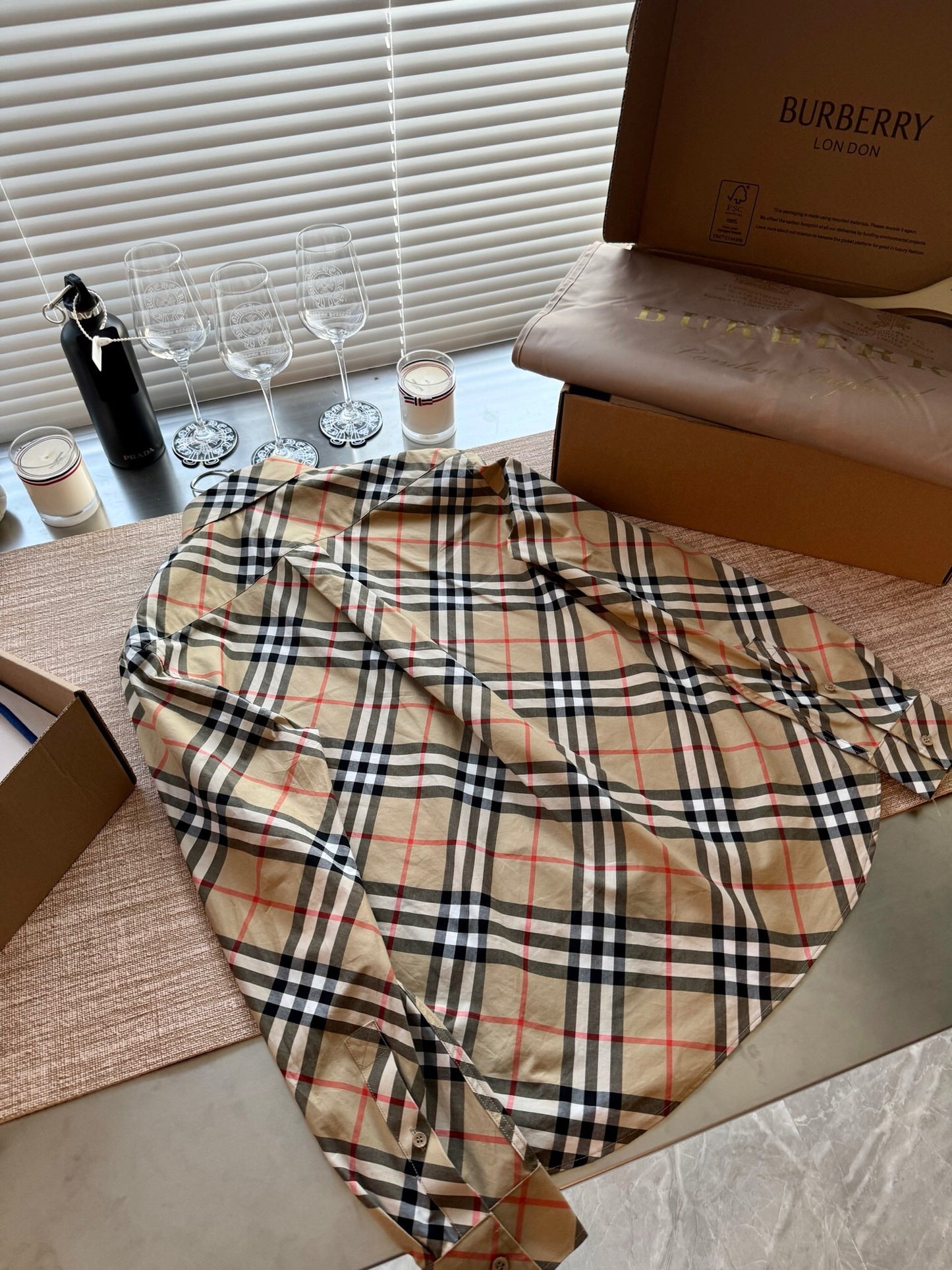 Twill Check Shirt<span class="brand-imgs BB"></span>