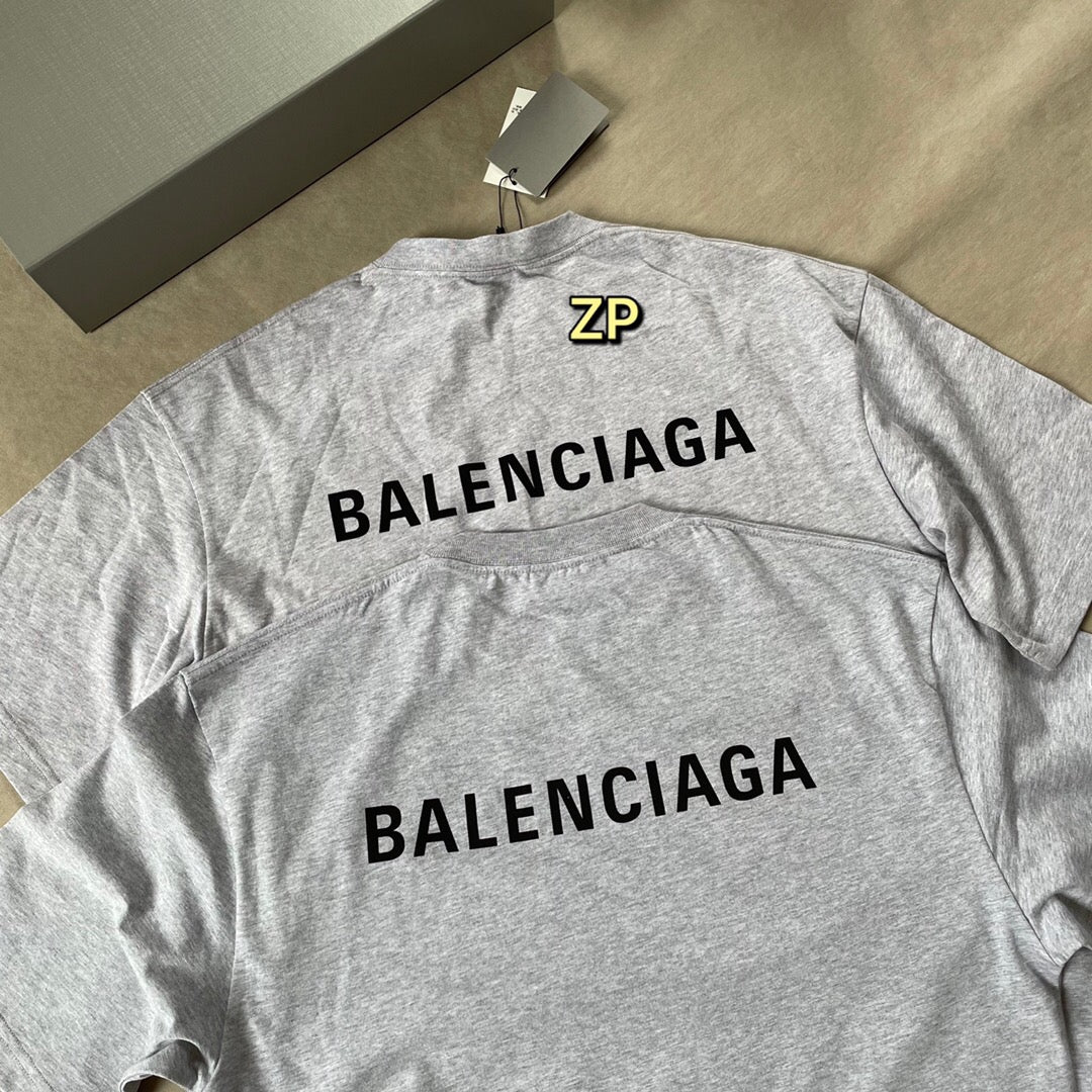 Back printed short sleeve grey <span class="brand-imgs BL"></span>