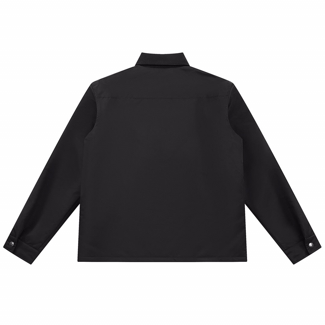 Triangle logo work wear thin cotton jacket <span class="brand-imgs PD"></span>