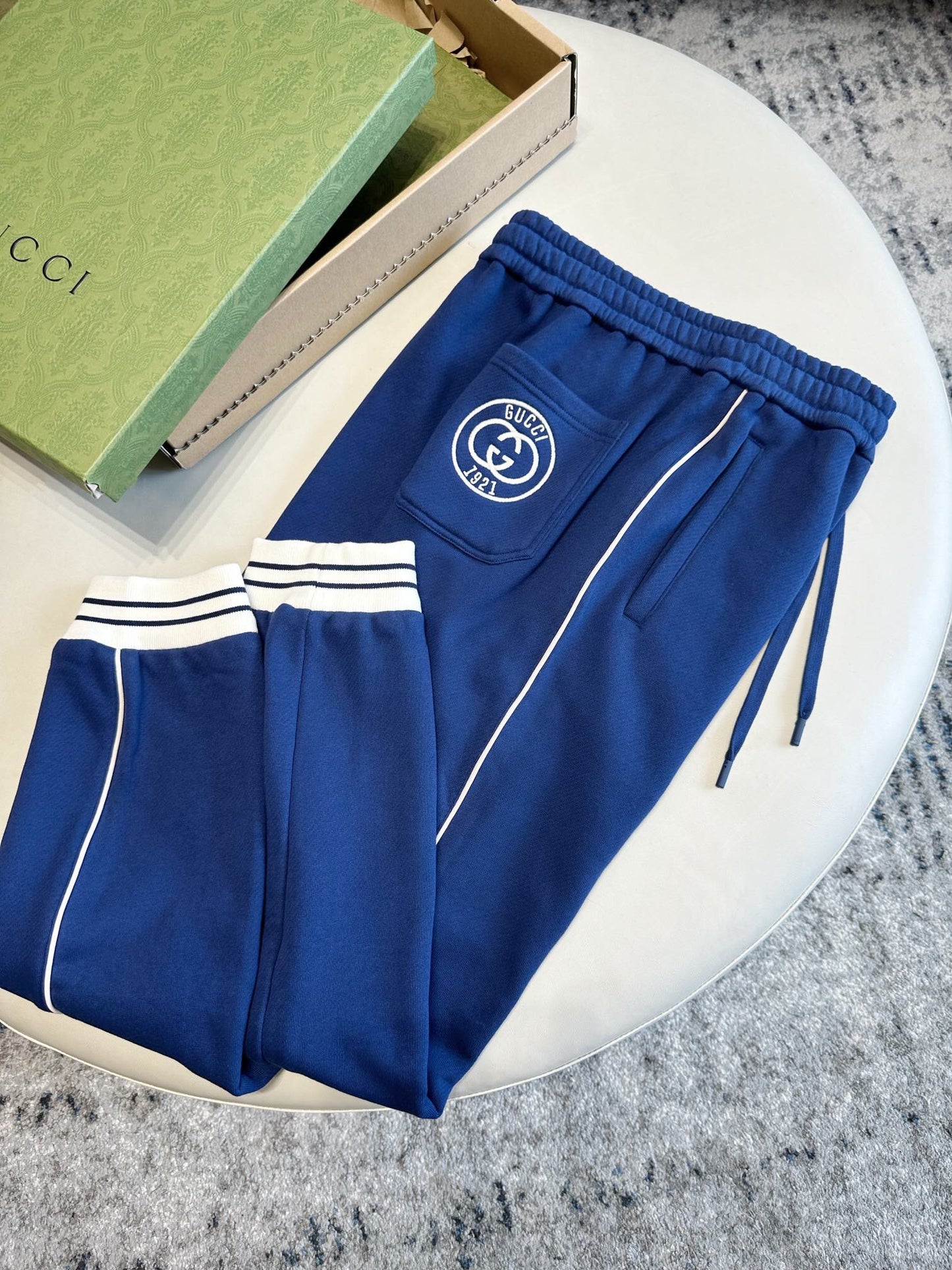 Gu blue interlocking trouser<span class="brand-imgs GUCCI"></span>