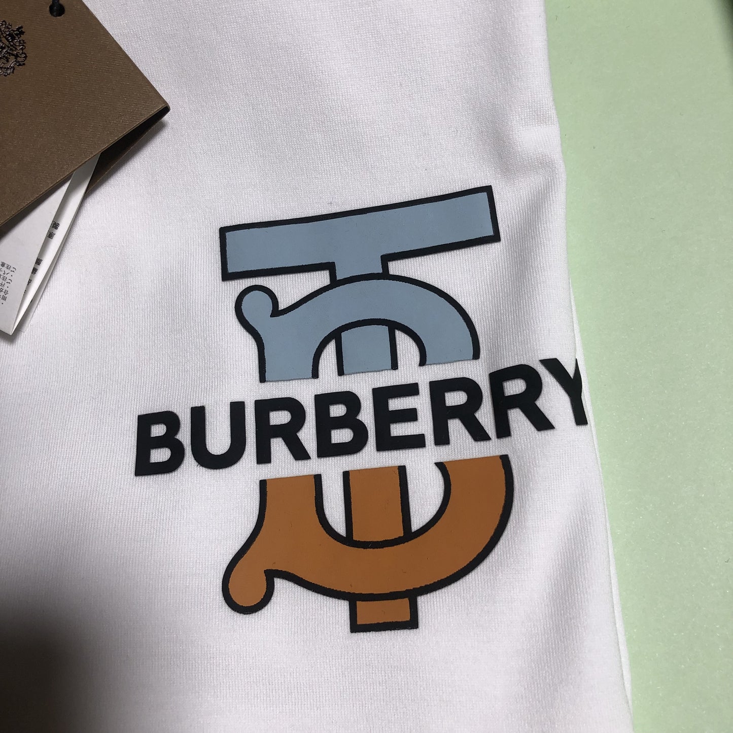 TB color stitching Short sleeve white <span class="brand-imgs BB"></span>