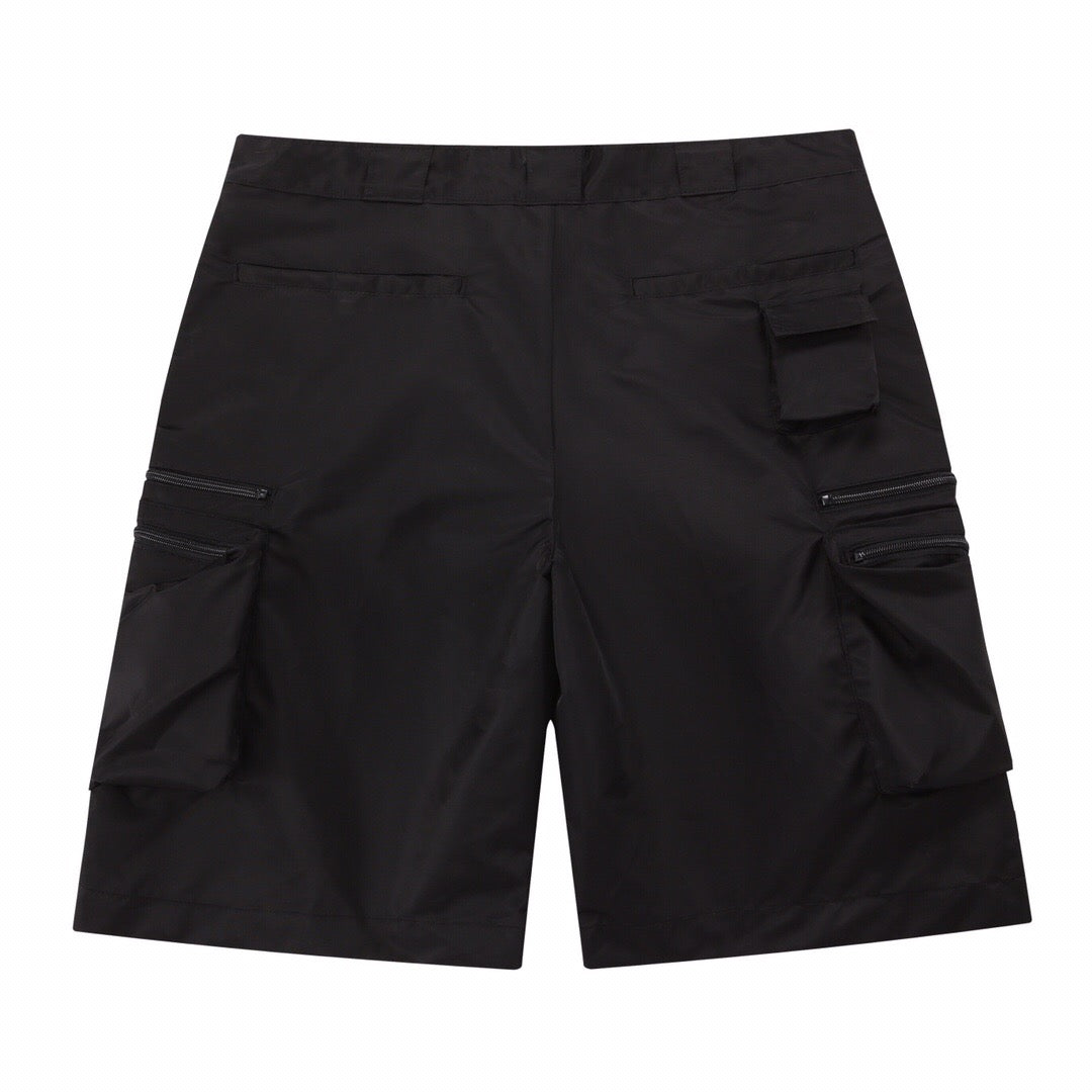 Triangle logo large pocket nylon cargo shorts <span class="brand-imgs PD"></span>