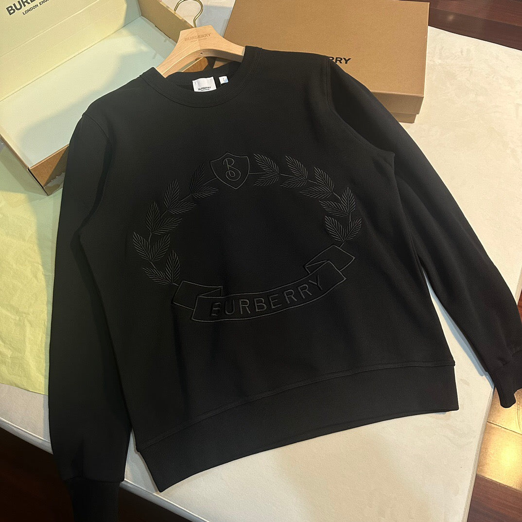 Oak leaf embroidered sweatshirt<span class="brand-imgs BB"></span>
