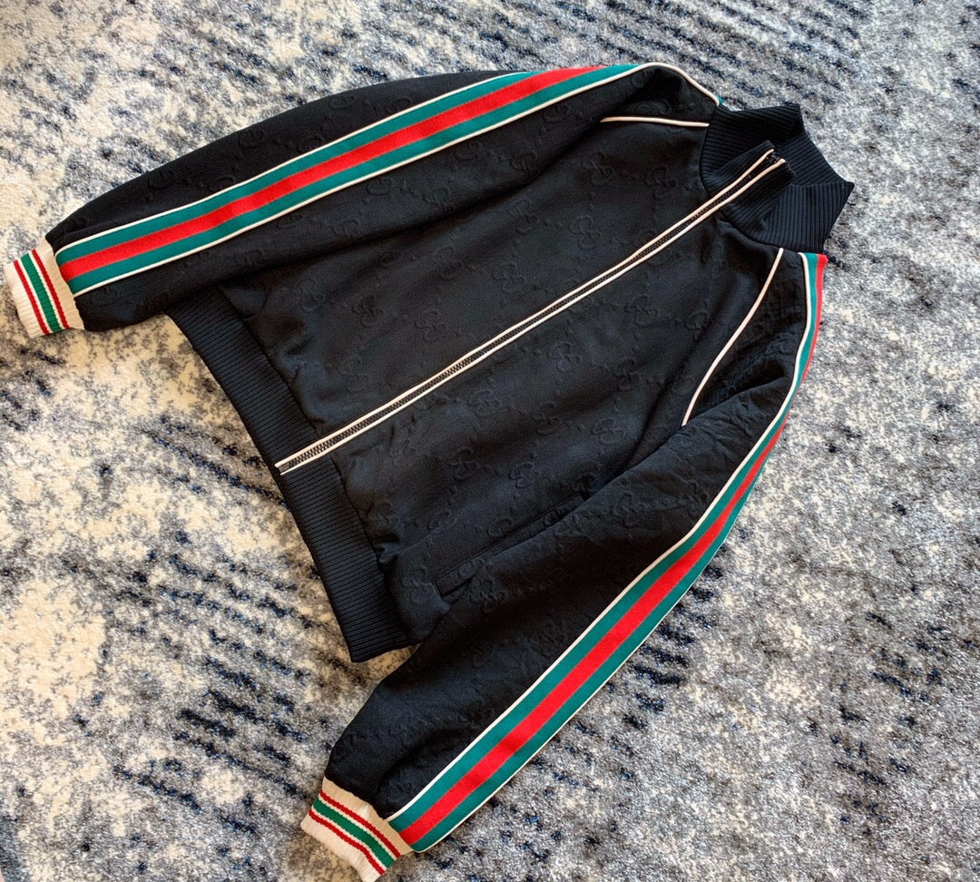 Hidden flower ribbon jacket black<span class="brand-imgs GUCCI"></span>