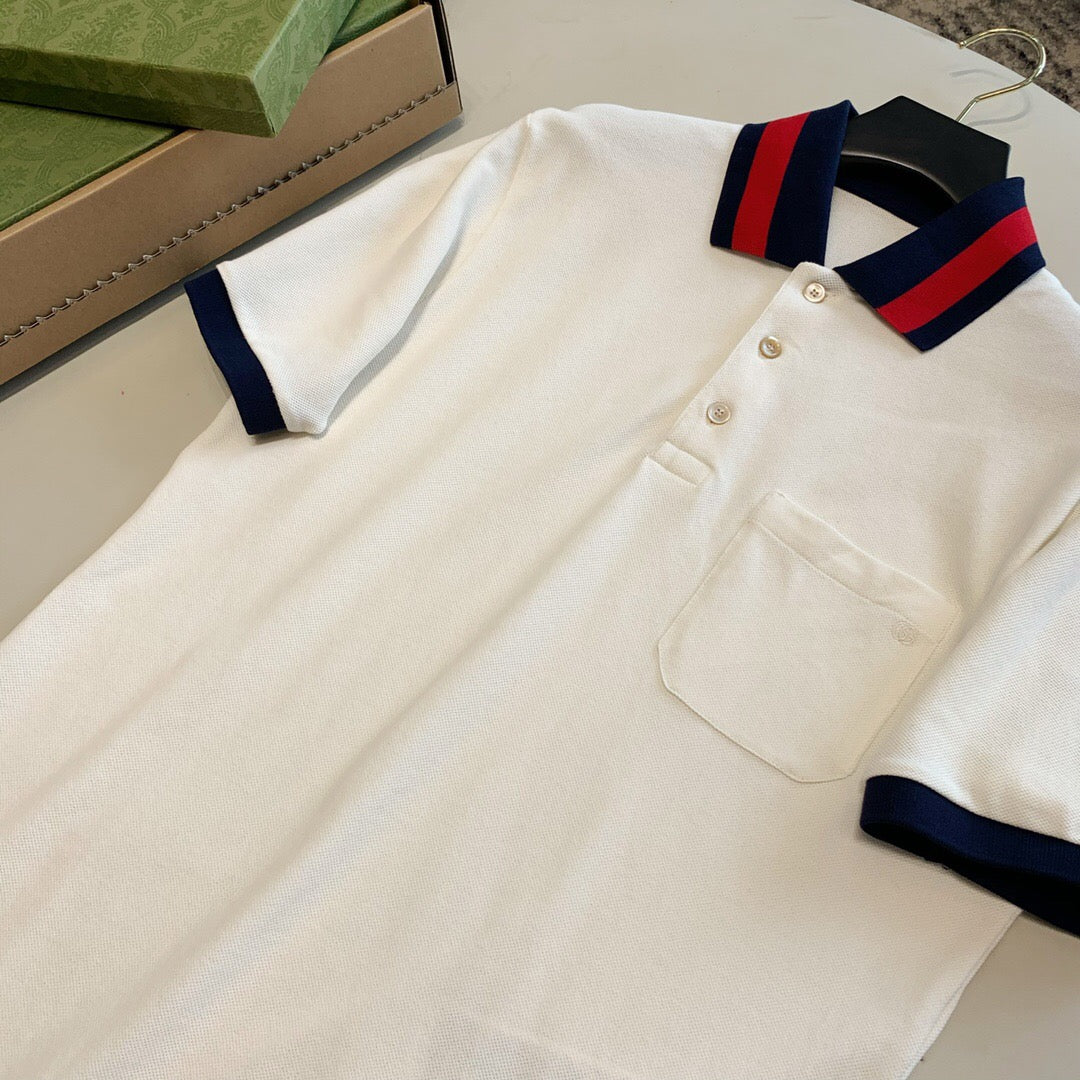 Web collar Polo white<span class="brand-imgs GUCCI"></span>
