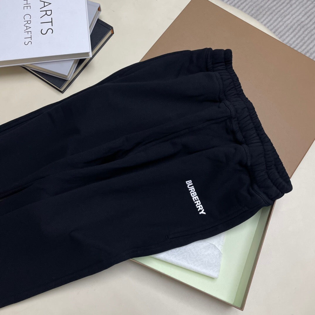 White letter logo print sweatpants<span class="brand-imgs BB"></span>