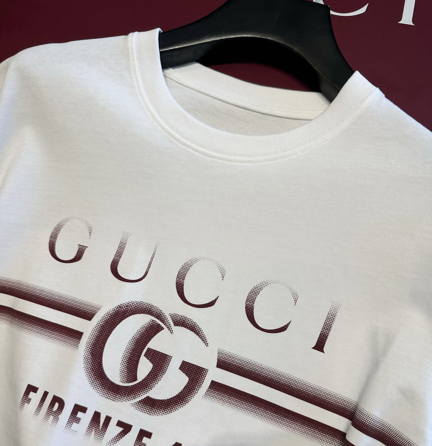 Grid White t-shirt <span class="brand-imgs GUCCI"></span>