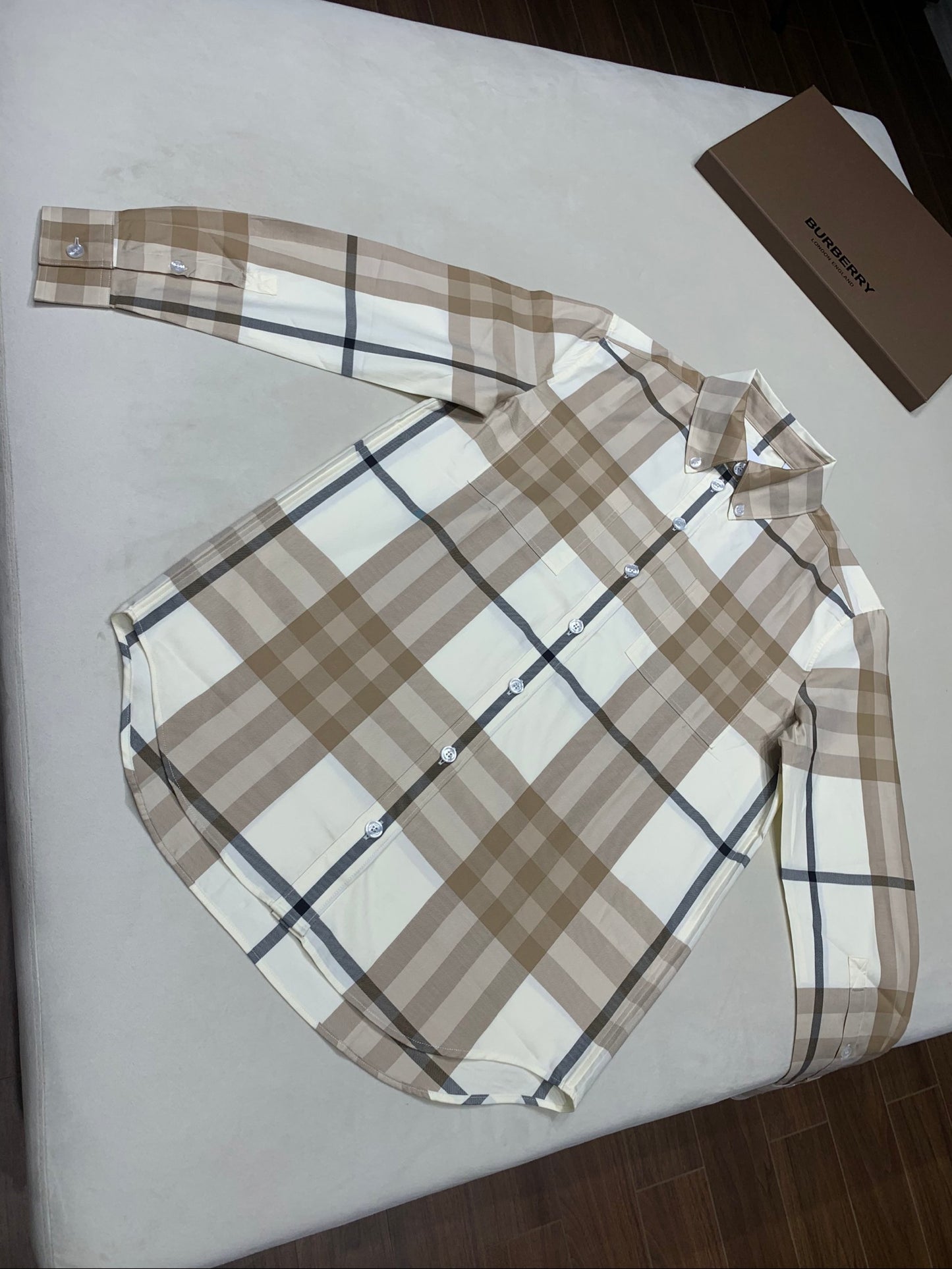 Br apricot check shirt women<span class="brand-imgs BB"></span>