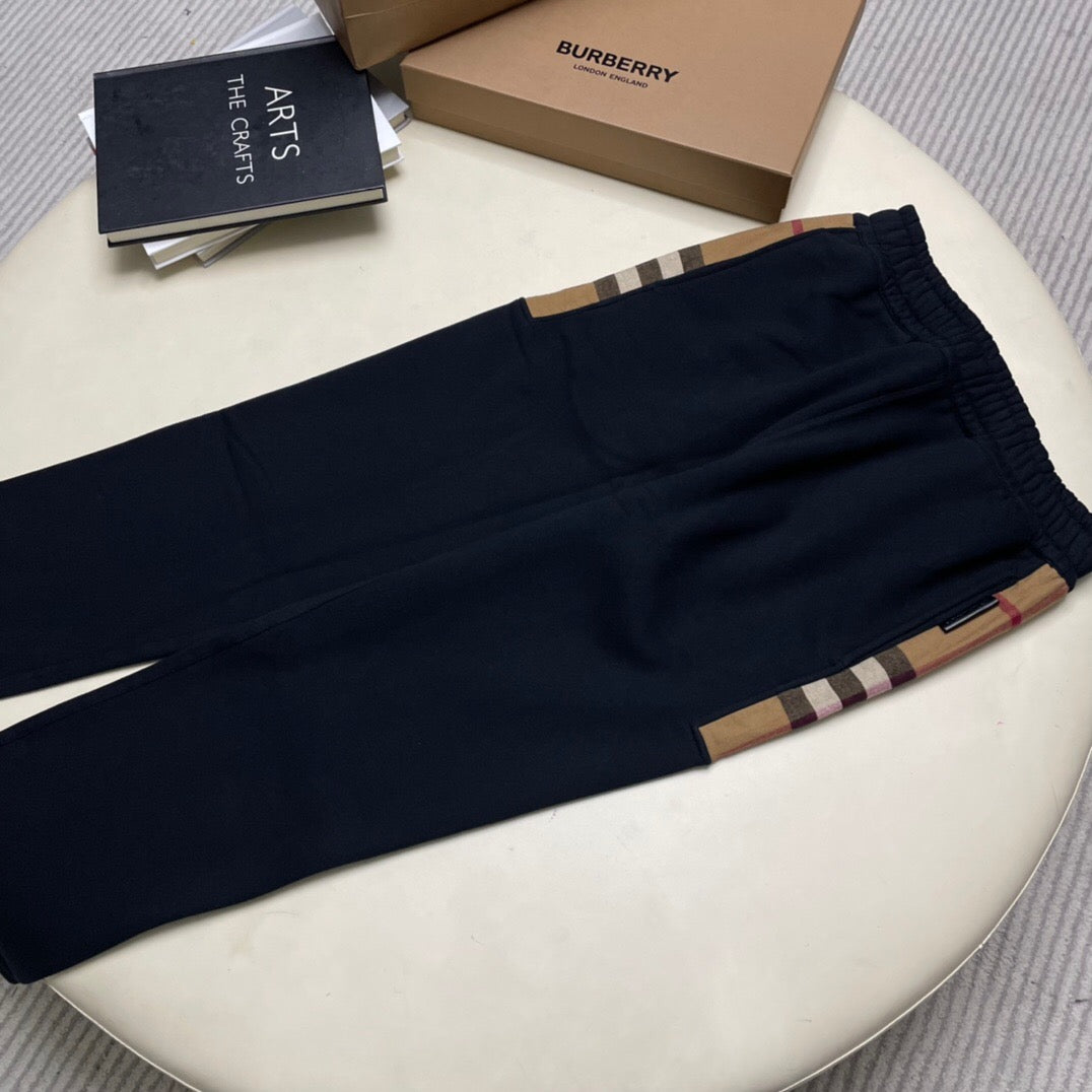 Br plaid trim trouser black<span class="brand-imgs BB"></span>
