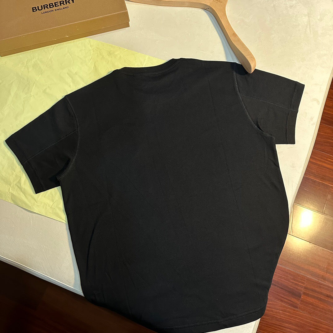 Towel round bedge short sleeve black<span class="brand-imgs BB"></span>