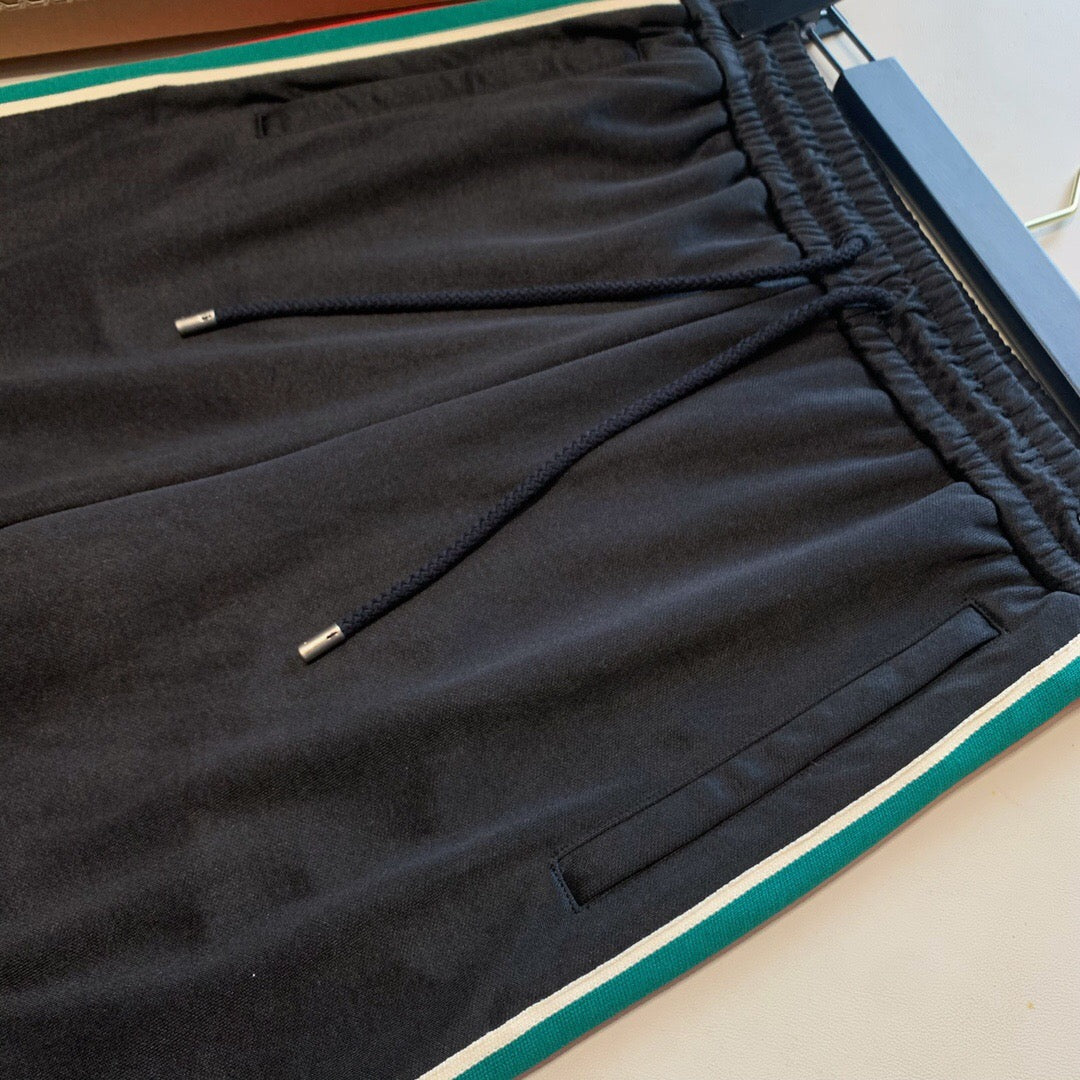 Red and green webbing interlocking trouser<span class="brand-imgs GUCCI"></span>