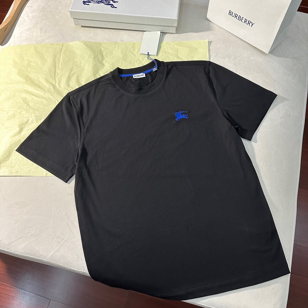 Knight blue embroidered T-shirt Black <span class="brand-imgs BB"></span>