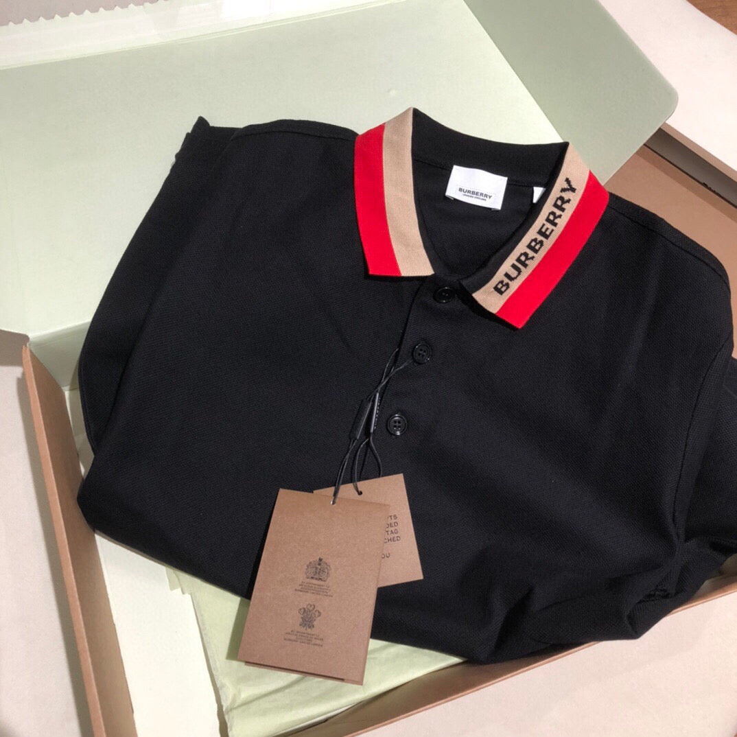 Color stitching letter Polo shirt<span class="brand-imgs BB"></span>