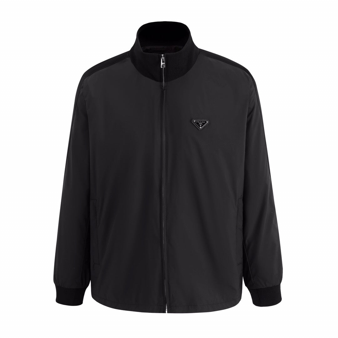 Triangle logo patchwork sports jacket <span class="brand-imgs PD"></span>