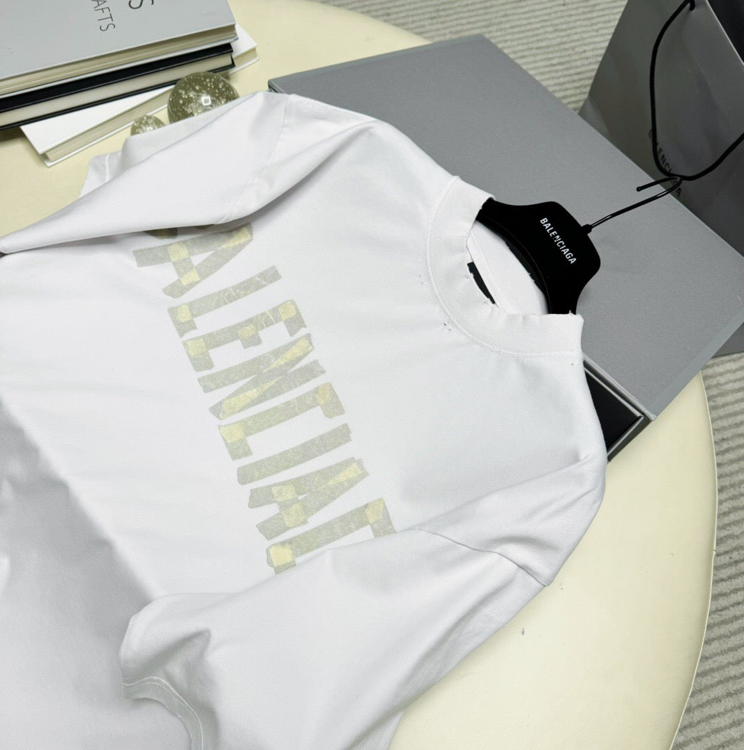 Front and back tape short sleeve white<span class="brand-imgs BL"></span>
