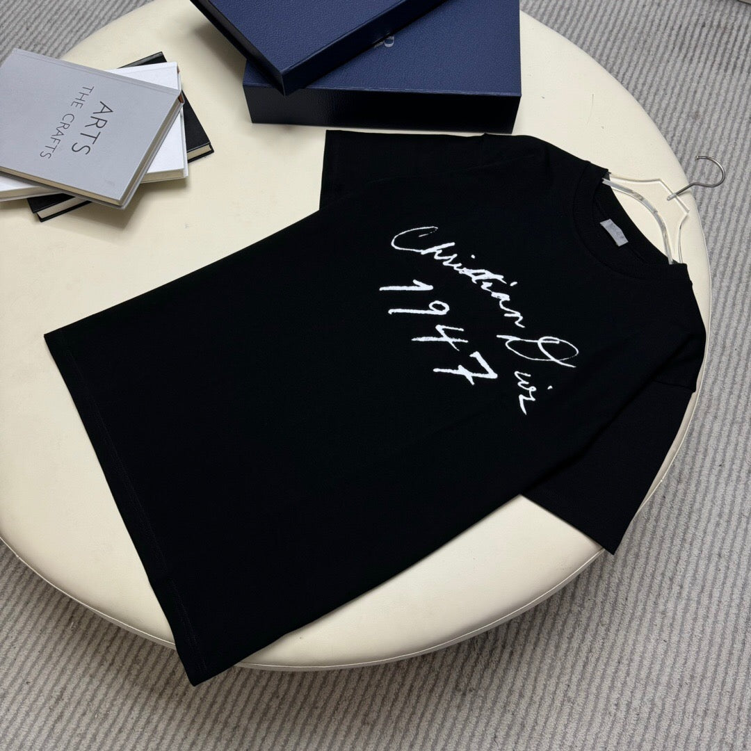 Signature flocked Short sleeve black <span class="brand-imgs DIOR"></span>