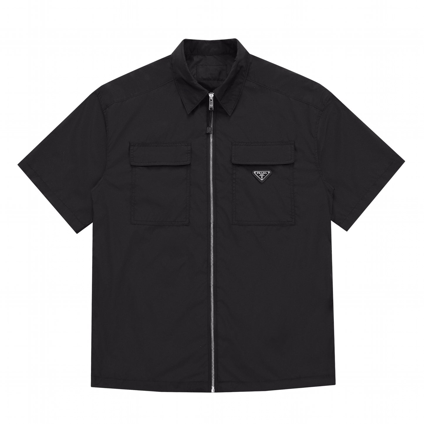 Nylon triangle zipper shirt <span class="brand-imgs PD"></span>