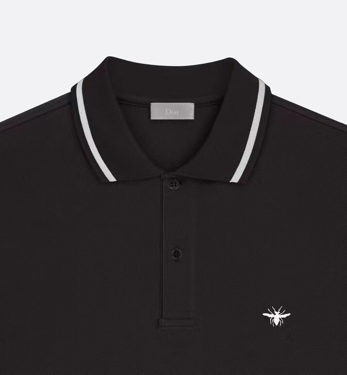 Embroidered Polo shirt black <span class="brand-imgs DIOR"></span>