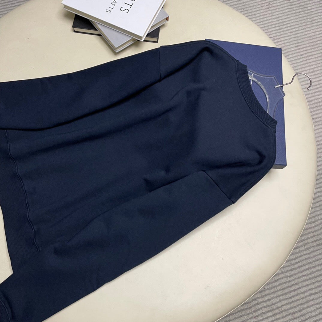 Dr round neck seal sweatshirt Navy <span class="brand-imgs DIOR"></span>