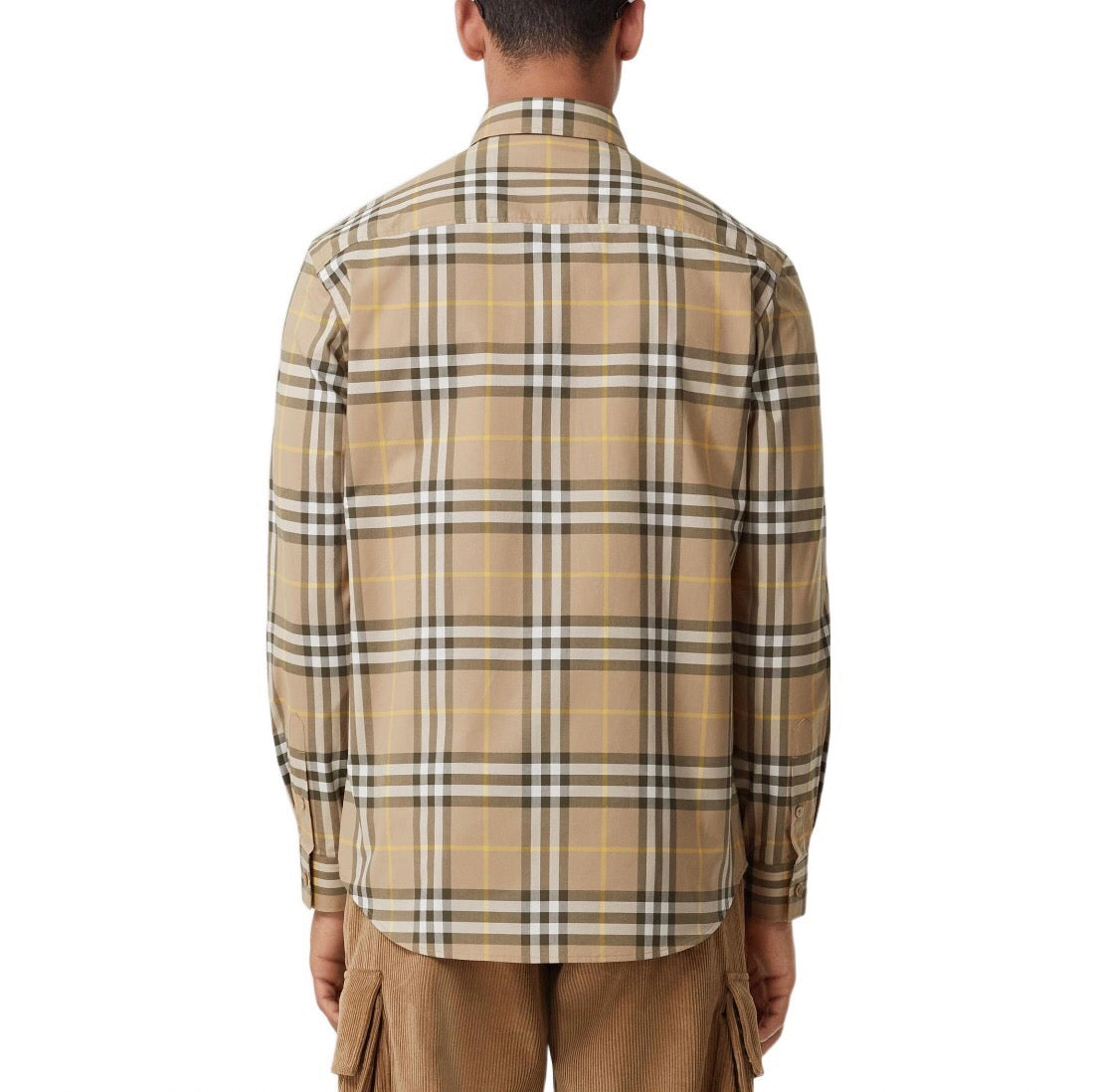 Light yellow plaid shirt <span class="brand-imgs BB"></span>