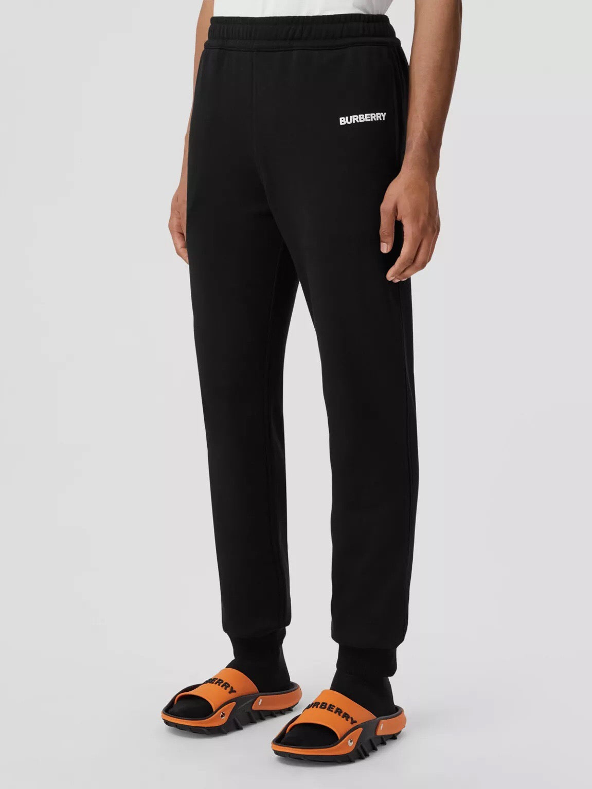 White letter logo print sweatpants<span class="brand-imgs BB"></span>