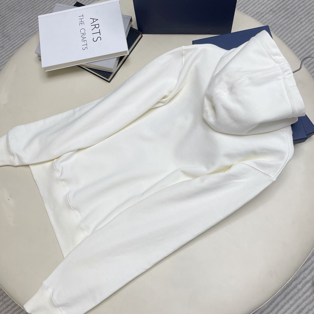 CD flash embroidery hoodie off-white <span class="brand-imgs DIOR"></span>