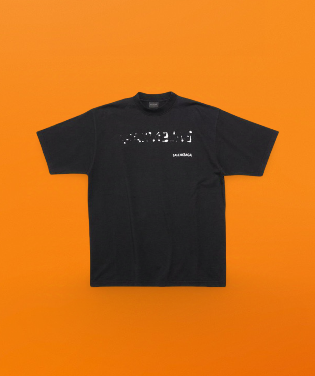 Blurred letter Short sleeve black<span class="brand-imgs BL"></span>
