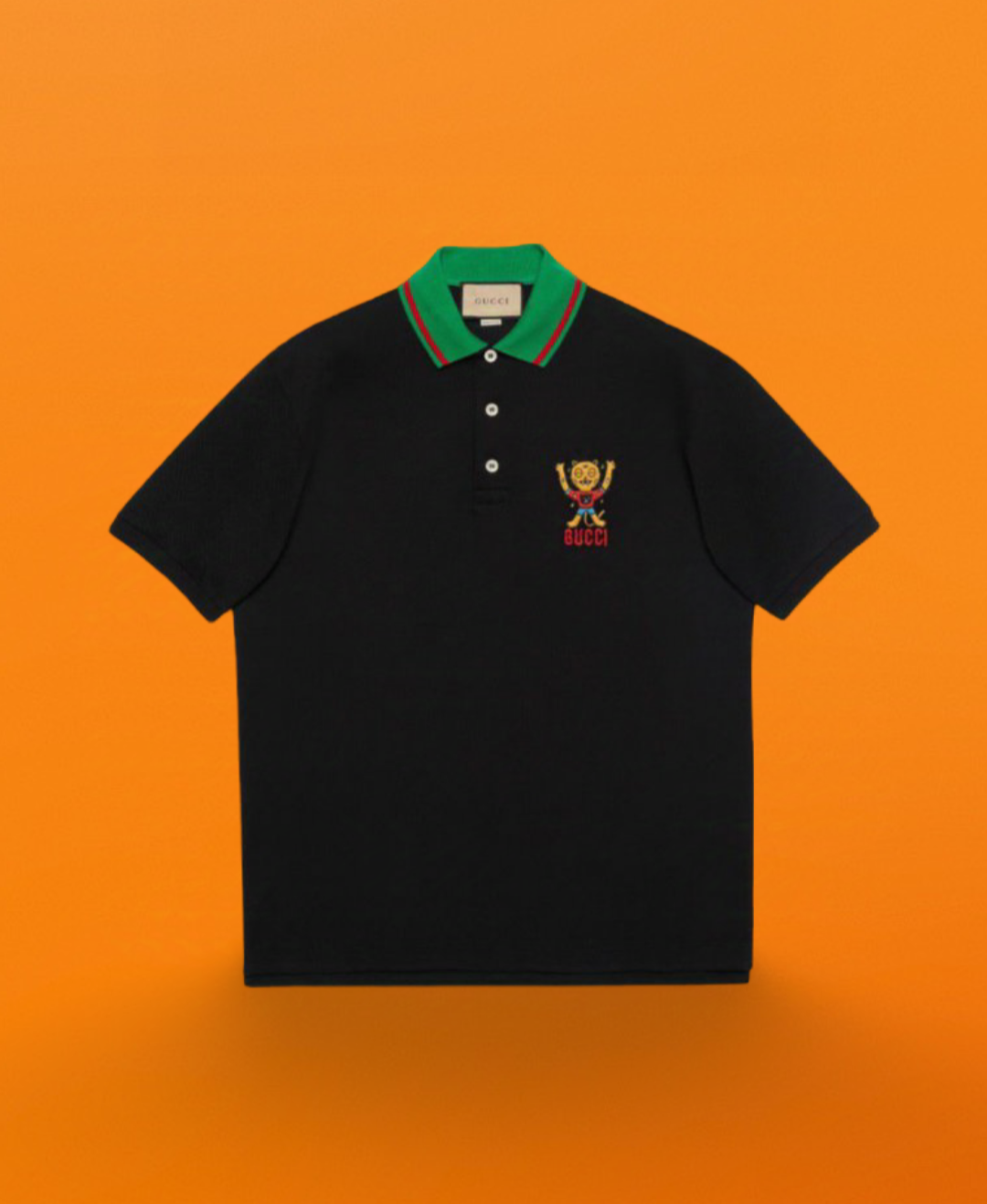 Cat embroidery Polo <span class="brand-imgs GUCCI"></span>