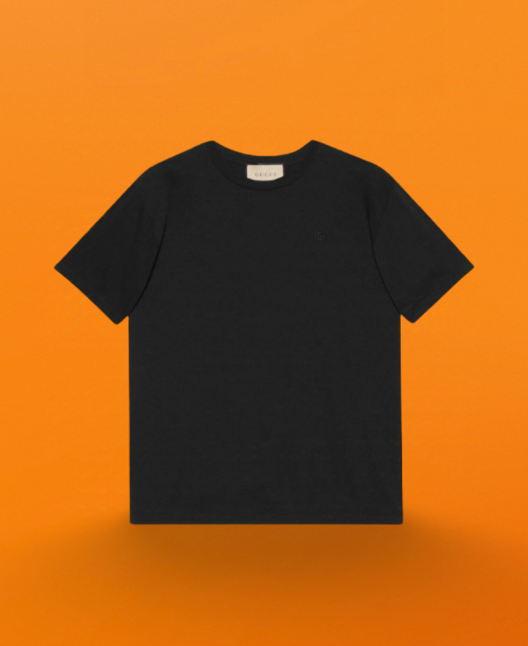 Chest embroidery gg short sleeve black<span class="brand-imgs GUCCI"></span>