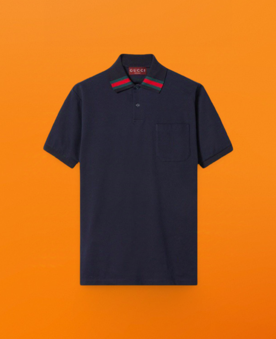 Classic red and green ribbon Polo shirt <span class="brand-imgs GUCCI"></span>