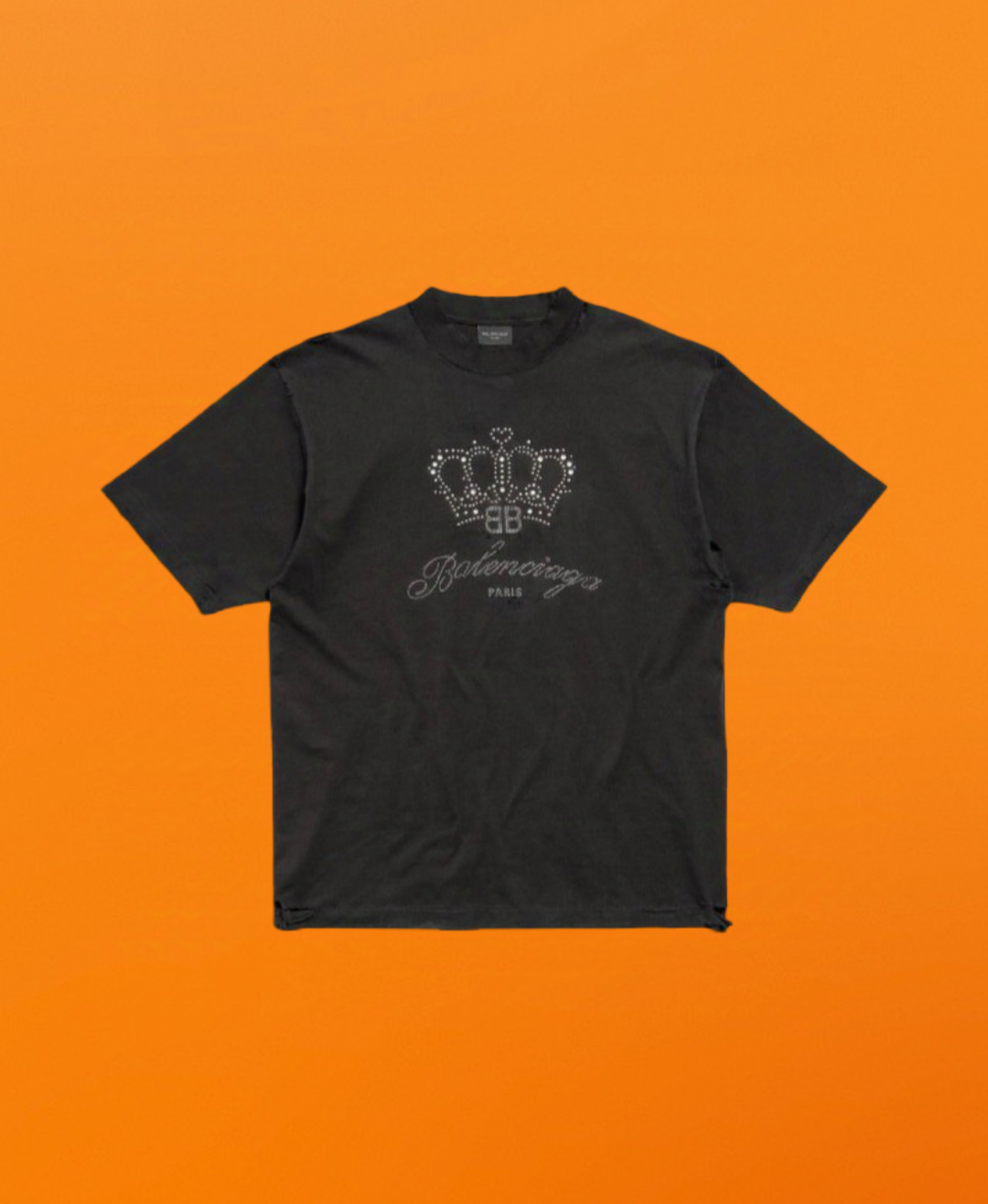 Crown hot diamond short sleeve black<span class="brand-imgs BL"></span>