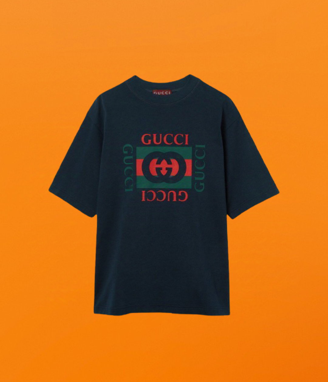 Double gt shirt navy blue<span class="brand-imgs GUCCI"></span>