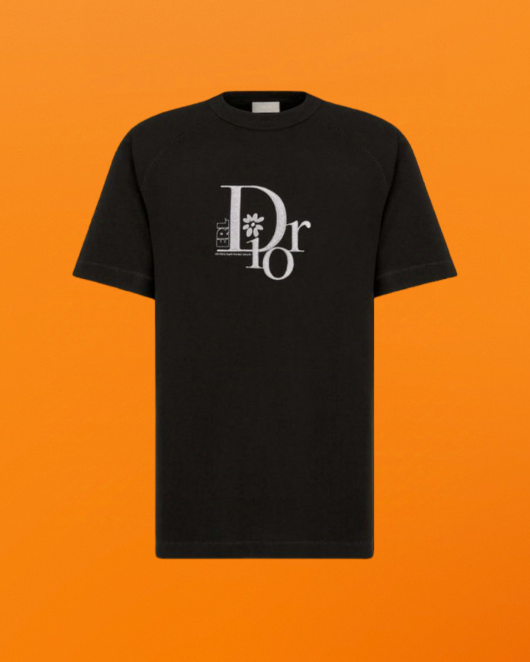 Dr letter embroidered short sleeves black <span class="brand-imgs DIOR"></span>