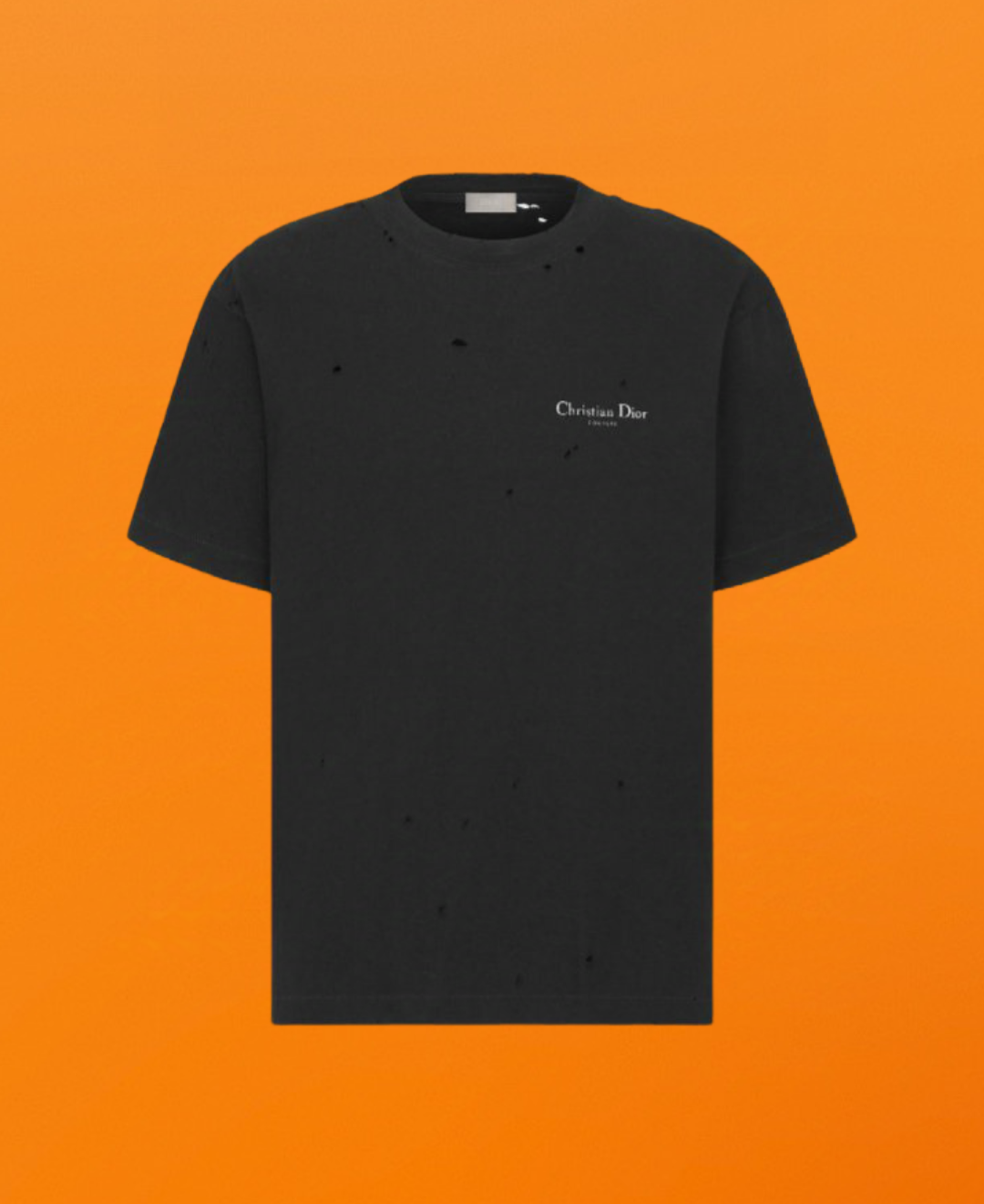 Dr small whole letter print Short sleeve black <span class="brand-imgs DIOR"></span>