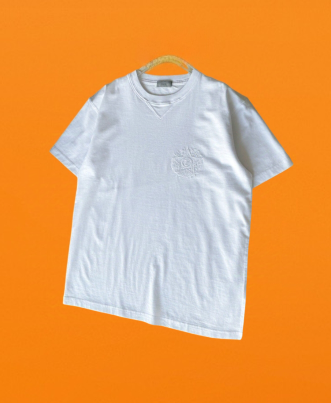 Dr Star letter embroidered short sleeve white <span class="brand-imgs DIOR"></span>