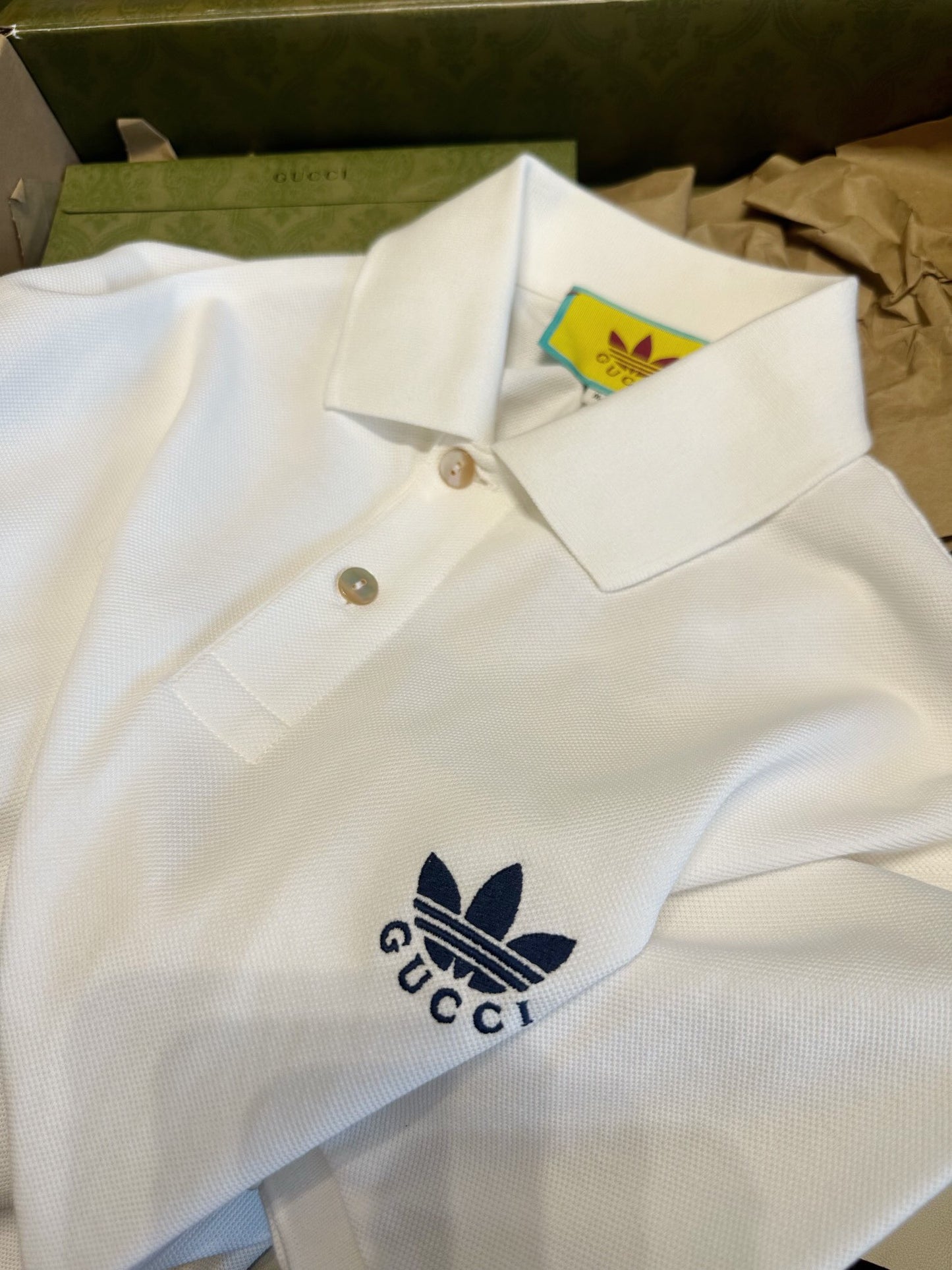 Co branded polo white<span class="brand-imgs GUCCI"></span>