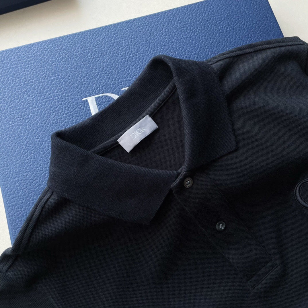 CD embroidery Polo shirt black <span class="brand-imgs DIOR"></span>