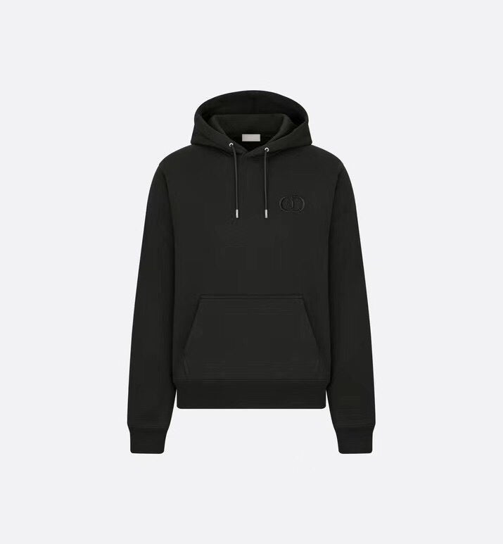CD embroidery hoodie black <span class="brand-imgs DIOR"></span>