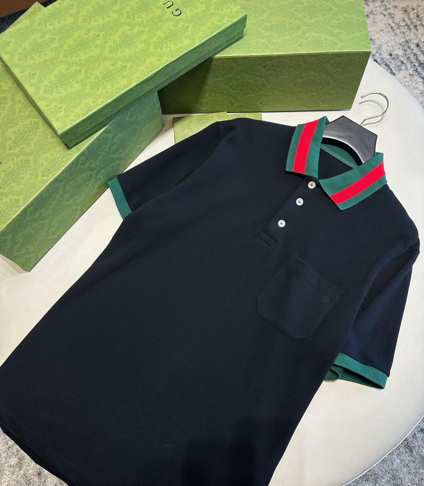 Web collar Polo black <span class="brand-imgs GUCCI"></span>