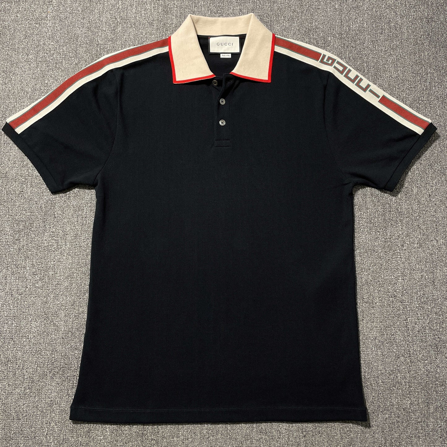 Webbings classic polo black<span class="brand-imgs GUCCI"></span>