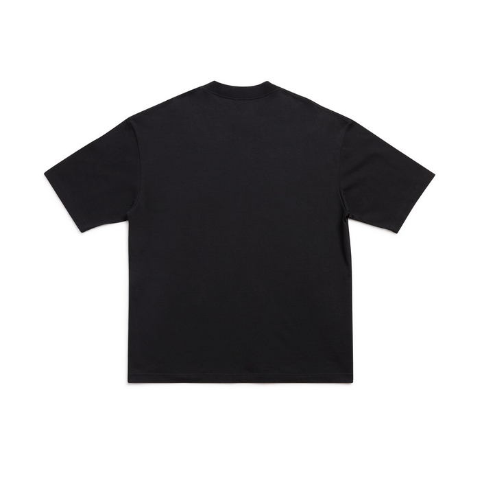 Reverse letter print short sleeve black <span class="brand-imgs BL"></span>