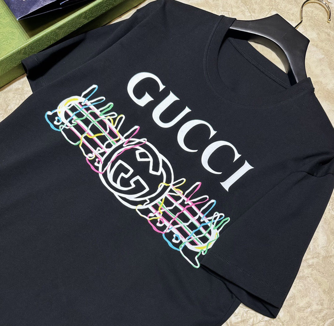 New year limited short sleeve black<span class="brand-imgs GUCCI"></span>