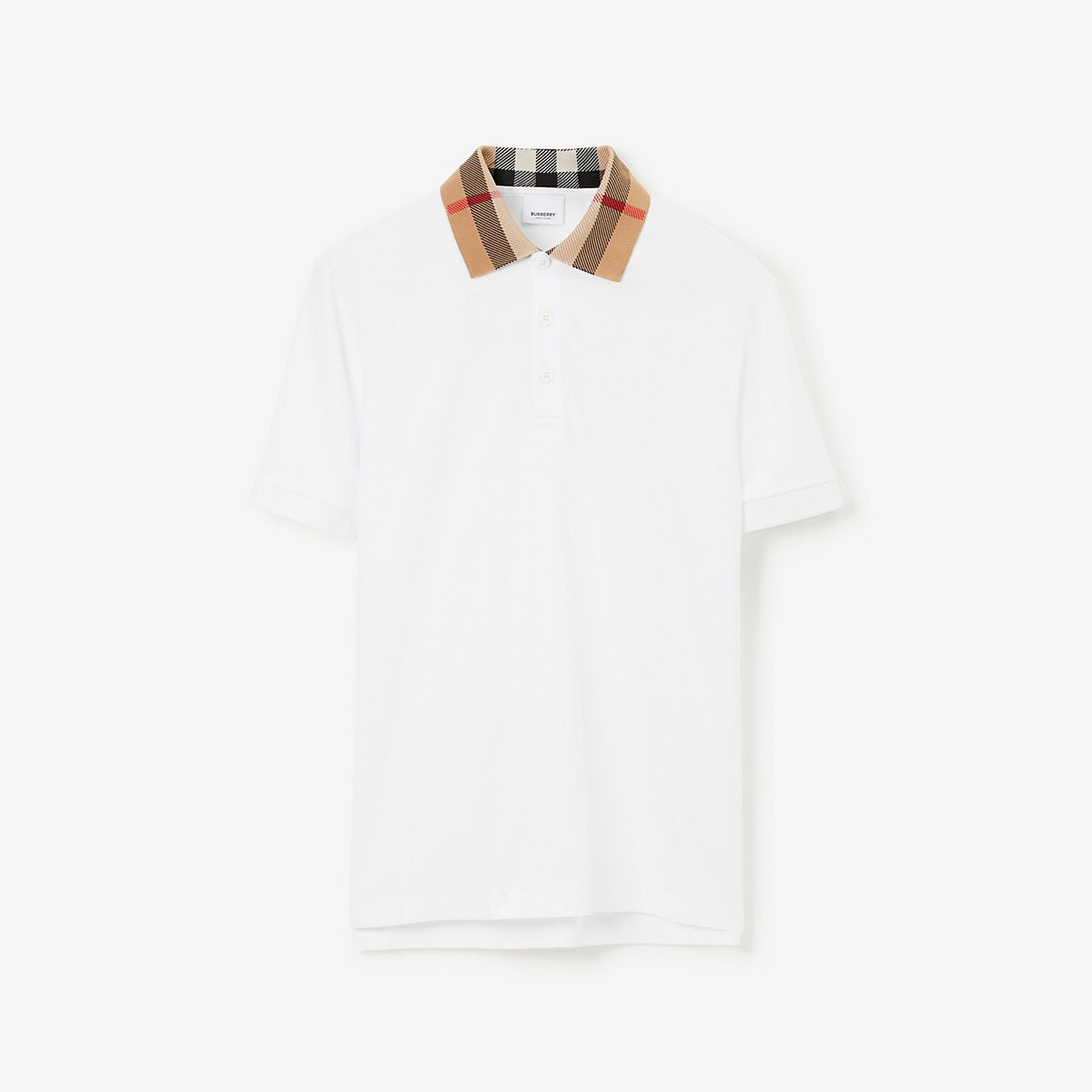 Br check collar Polo shirt white<span class="brand-imgs BB"></span>